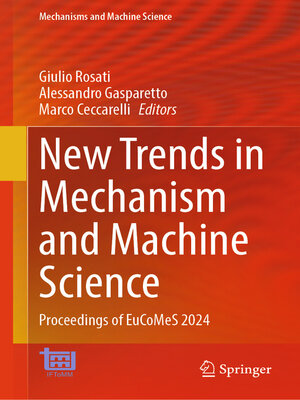 cover image of New Trends in Mechanism and Machine Science